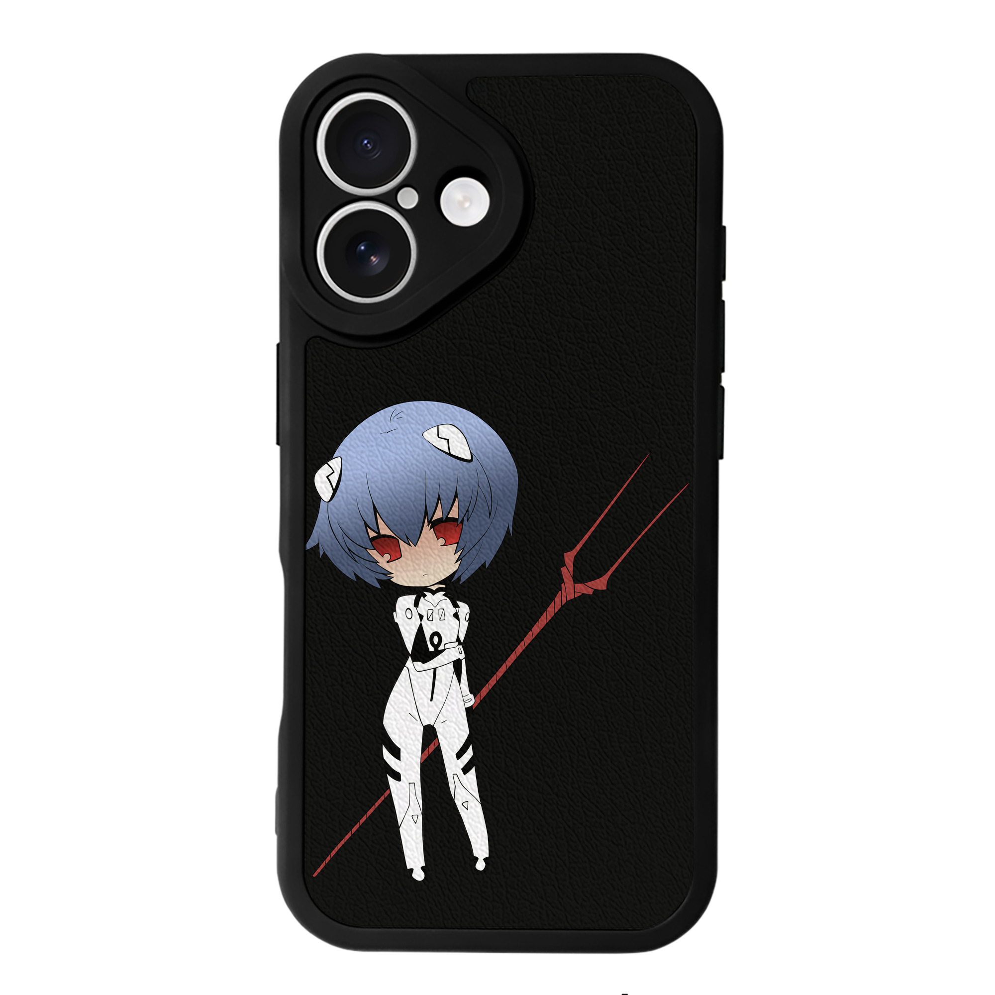 （画像用） EVA 新世紀エヴァンゲリオン 【iPhone 16シリーズ対応】シリコンスマホケース（レザー調） 材質：シリコン